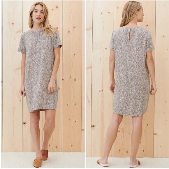 Jenni Kayne Leopard Print T Shirt Dress Mini Casual Oversized Animal Size XS - Picture 16 of 16